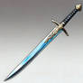 Item Sword Black Pommeau Blue Lame