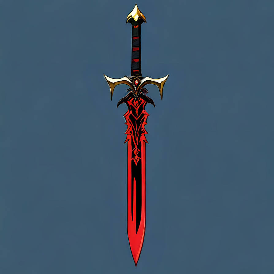 Red Carbuncle Sword Item Sword Black Red Devil Sword by jul19888 on DeviantArt