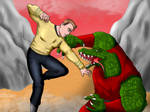 kirk vs gorn by alleckx