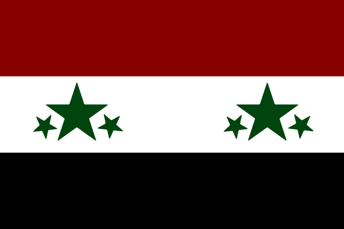 (ADT) Iraqi-Syrian Union flag by FilipTheCzechGopnik on DeviantArt