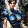 Dragon's Grace: A Captivating Portrait of Chun-Li