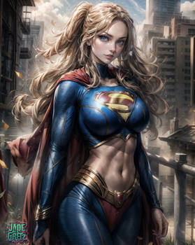 Epic Supergirl: Strength and Beauty