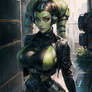 Tracas Gosswoma: Twi'lek Warrior