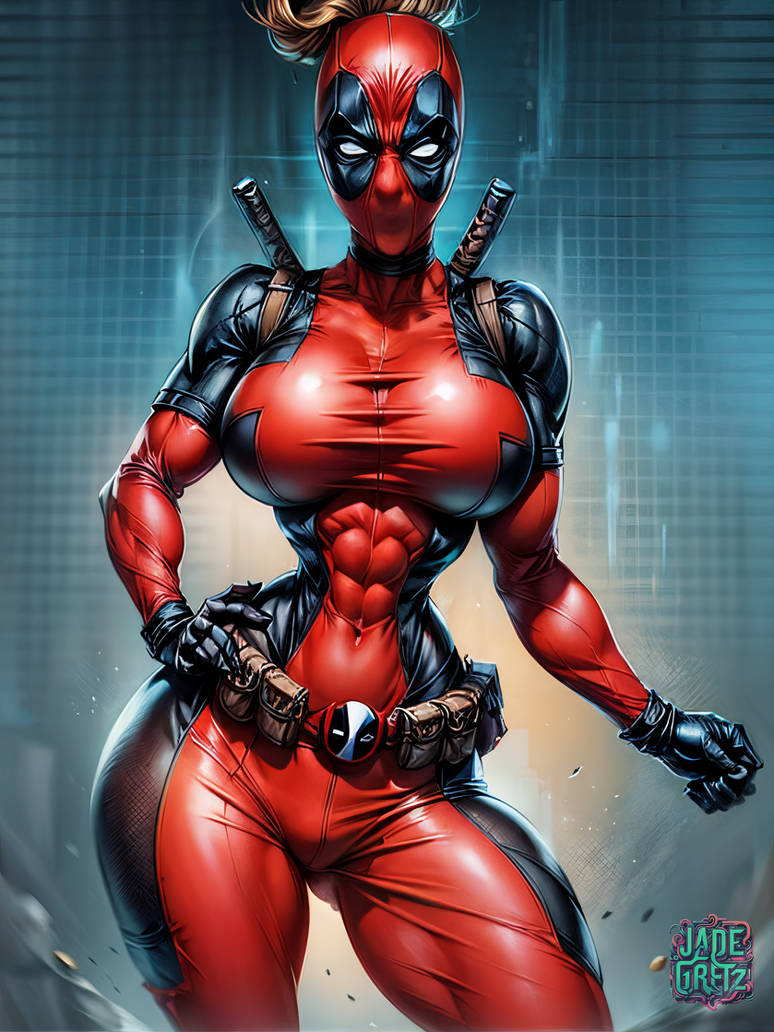 Lady Deadpool The Merciless Mistress Of Mayhem By JadeGretzAI On lady-deadpool-the-merciless-mistress-of-mayhem-by-jadegretzai-on