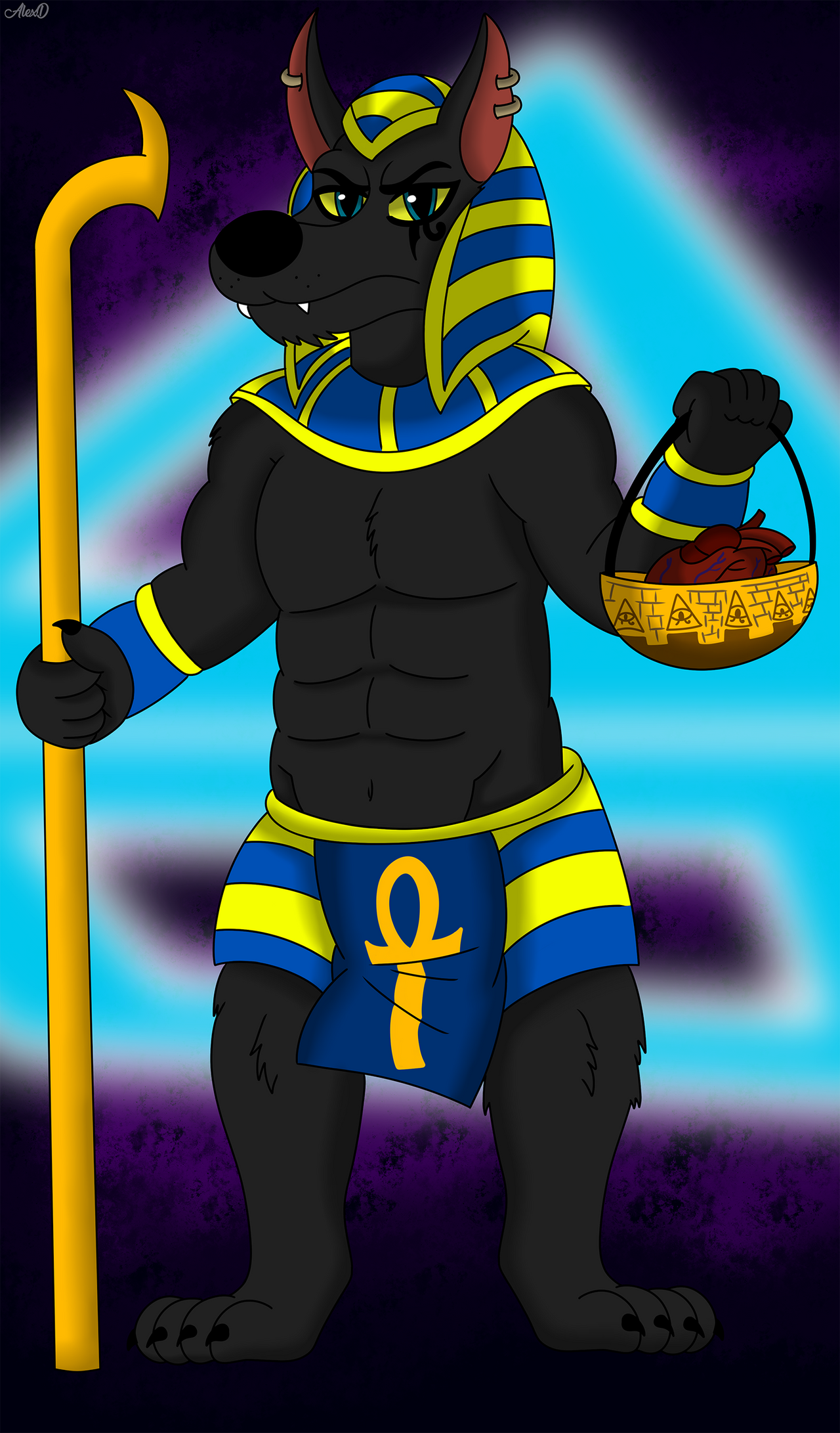 Anubis Rabbit Anubis by FurryLovePup on DeviantArt