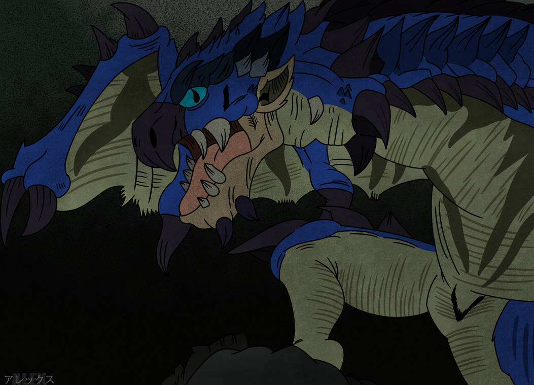 Azure Rathalos by FurryLovePup on DeviantArt