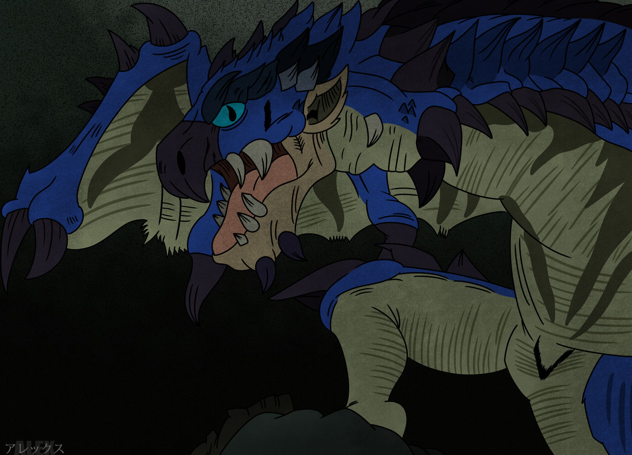 Azure Rathalos by FurryLovePup on DeviantArt