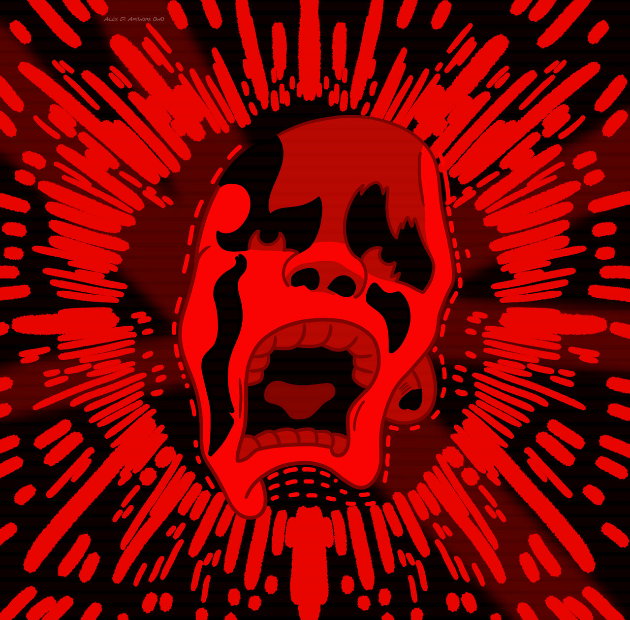 Red Scream by FurryLovePup on DeviantArt