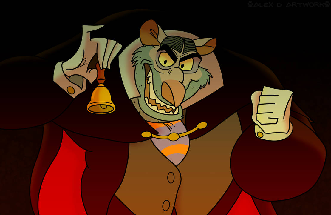 Professor Ratigan by FurryLovePup on DeviantArt