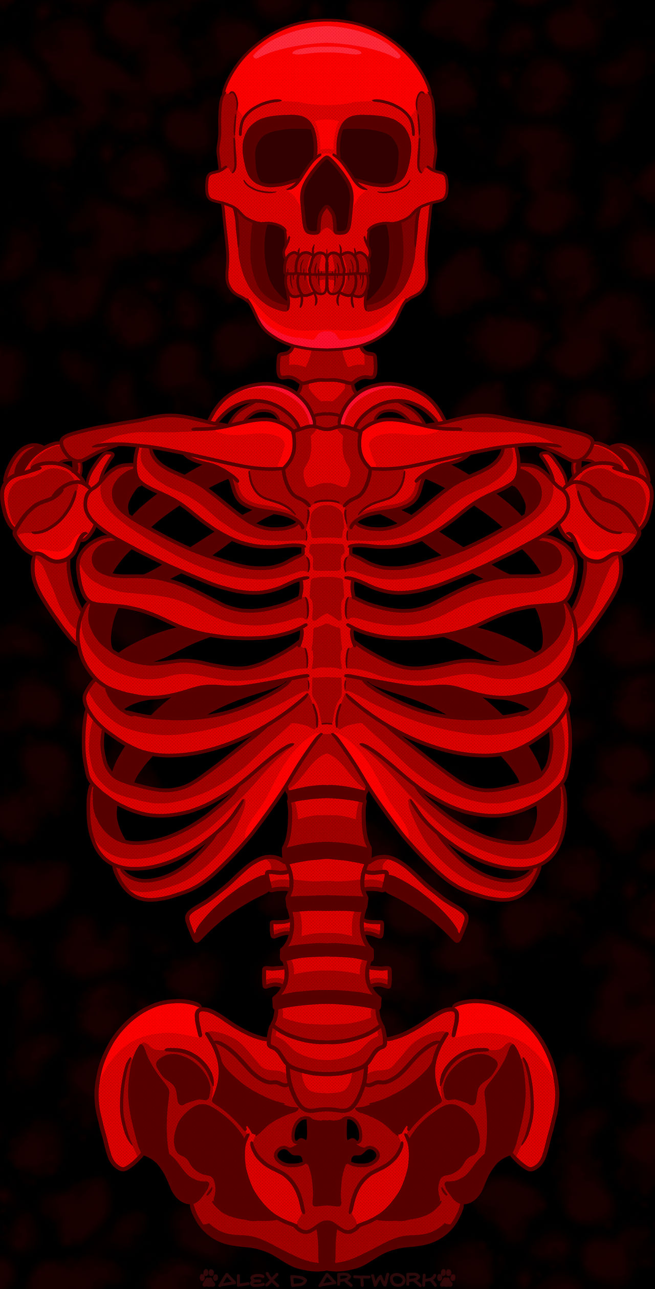 Red Skeleton by FurryLovePup on DeviantArt