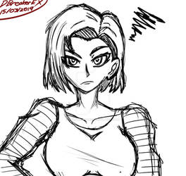 Android 18 doodle