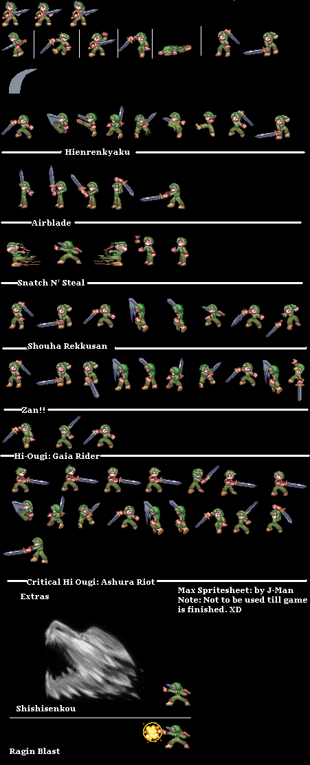 Max Full Spritesheet