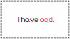 I Have OCD Stamp by ThatRandomTitan