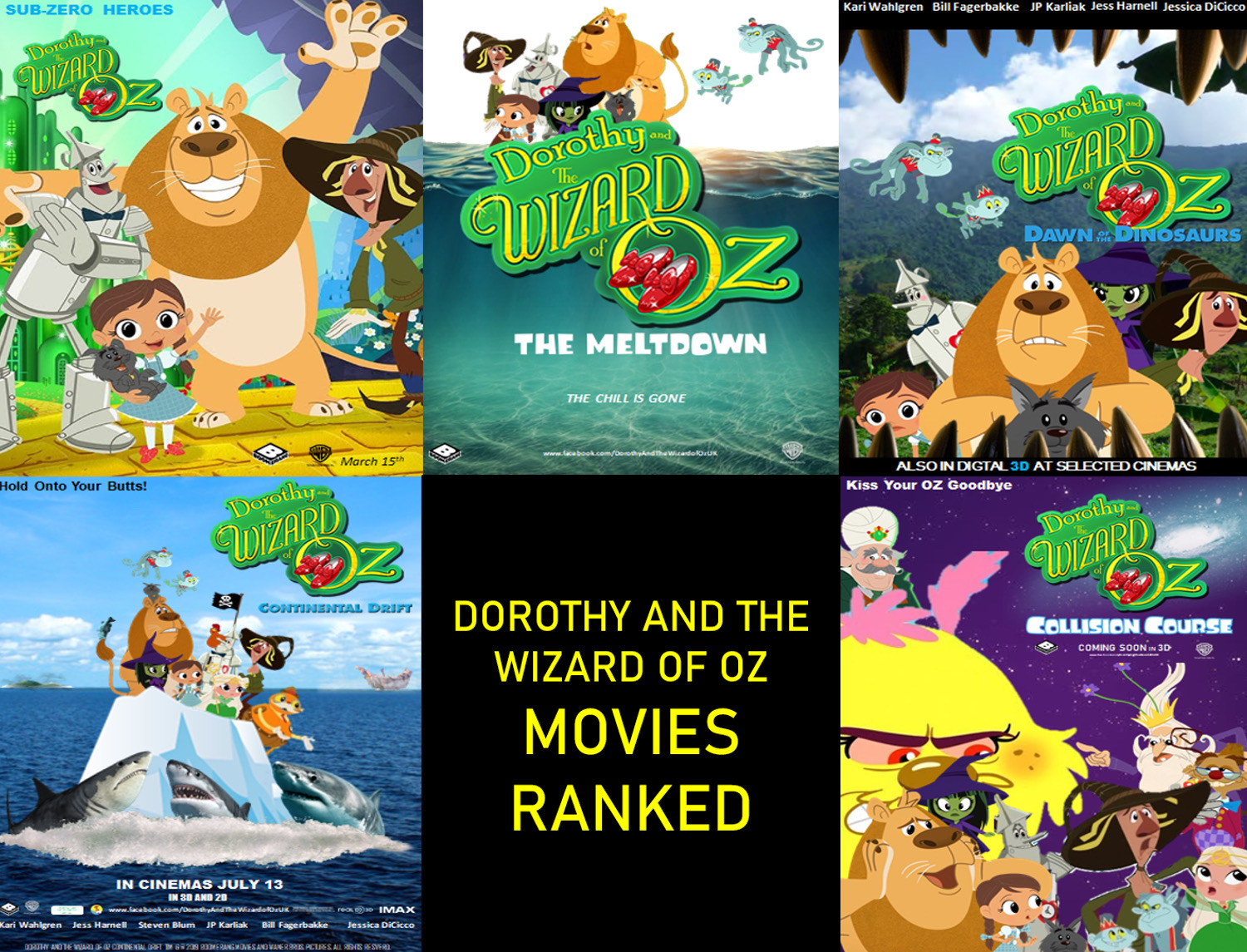 Dorothy and the Wizard of Oz MOVIES RANKED!!! by DarkMoonAnimation on  DeviantArt