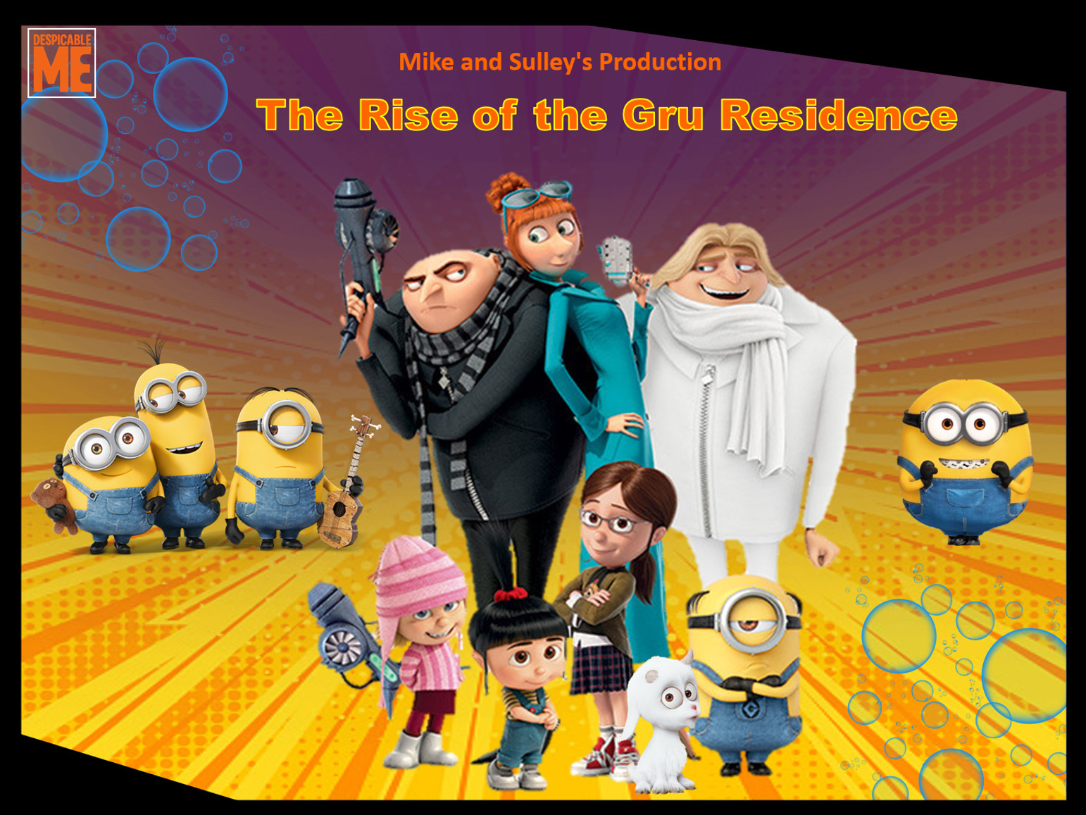 What are gru and the minions watching by DracoAwesomeness on DeviantArt