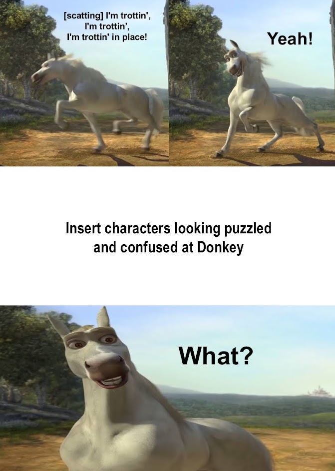 Can I F---, Staring Donkey