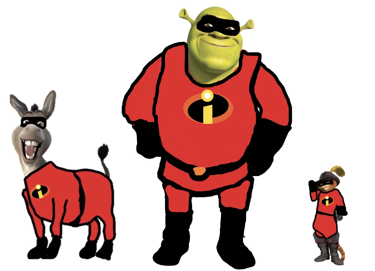 Shrek's Gang by DarkMoonAnimation on DeviantArt