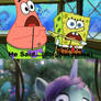 SpongeBob and Patrick said a bad word in MLP