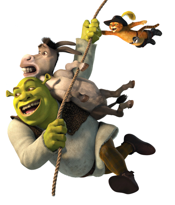 Shrek and Donkey PNG 2 by DarkMoonAnimation on DeviantArt