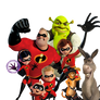 Shrek and the Incredibles