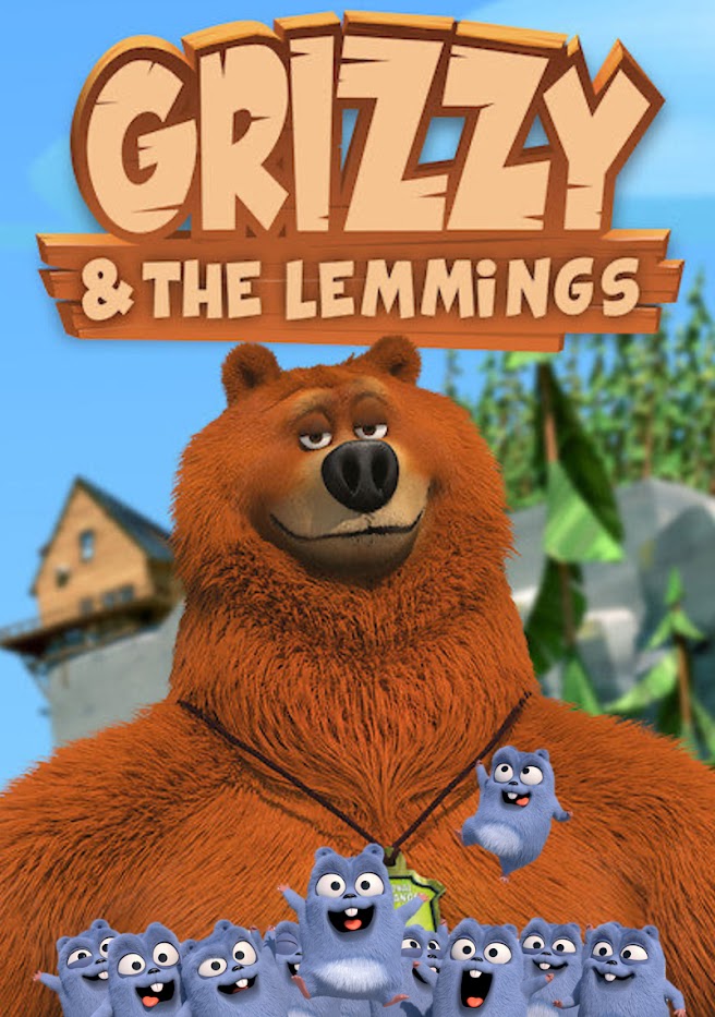 Poster Limmings Tabodi e Grizzy personagens super diverti