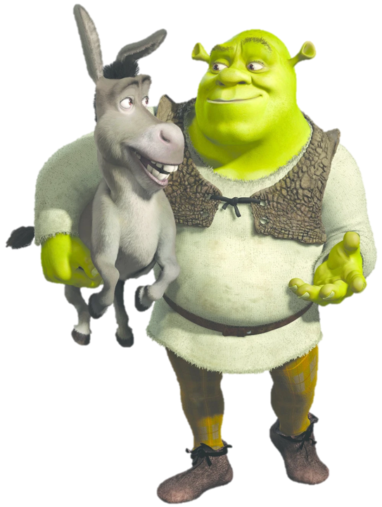 Shrek and Donkey PNG 12 by DarkMoonAnimation on DeviantArt