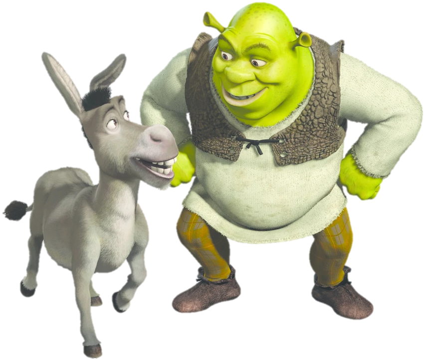 Shrek and Donkey PNG 10 by DarkMoonAnimation on DeviantArt