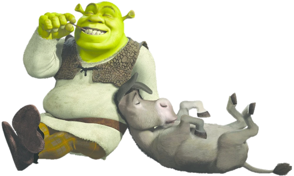 Shrek and Donkey transparent PNG - StickPNG