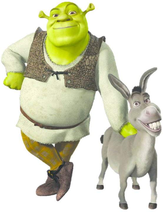 Shrek and Donkey PNG 2 by DarkMoonAnimation on DeviantArt