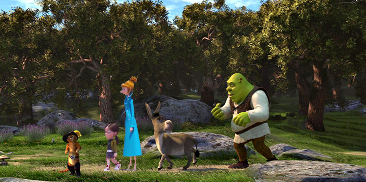 Shrek and Donkey PNG 3 by DarkMoonAnimation on DeviantArt