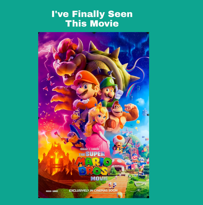 Super Mario Bros: the movie is finally out in cinemas!