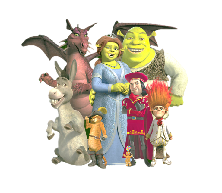 Shrek's Gang by DarkMoonAnimation on DeviantArt