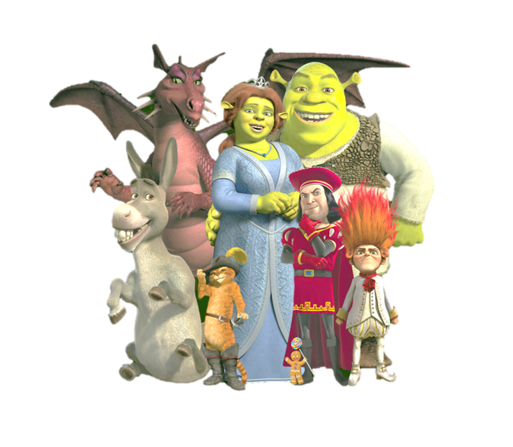 Shrek Characters by DarkMoonAnimation on DeviantArt