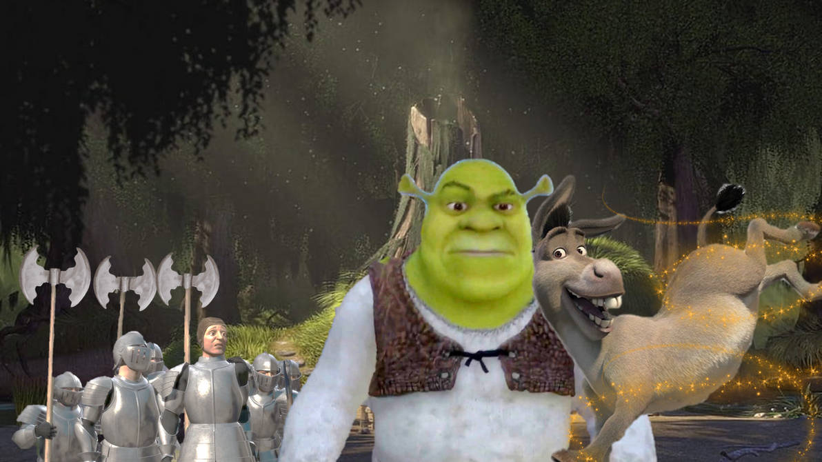 Shrek and Donkey high five by DarkMoonAnimation on DeviantArt