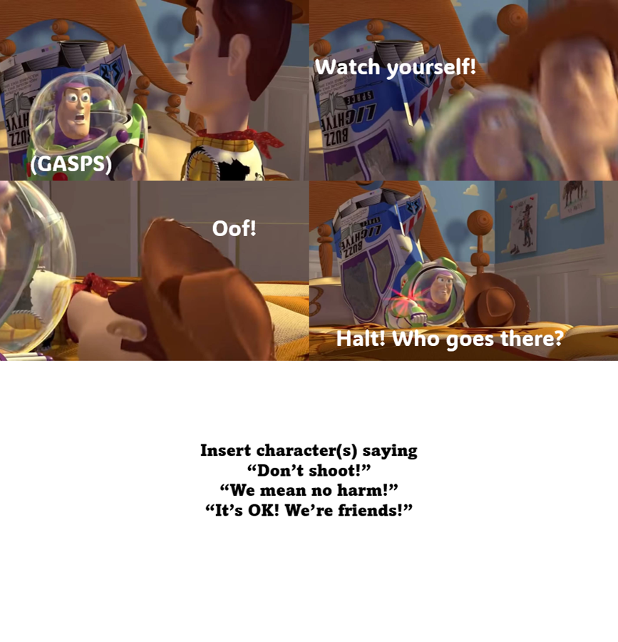 Who and What is about to shoot Gru Blank Meme by Disneyponyfan on DeviantArt