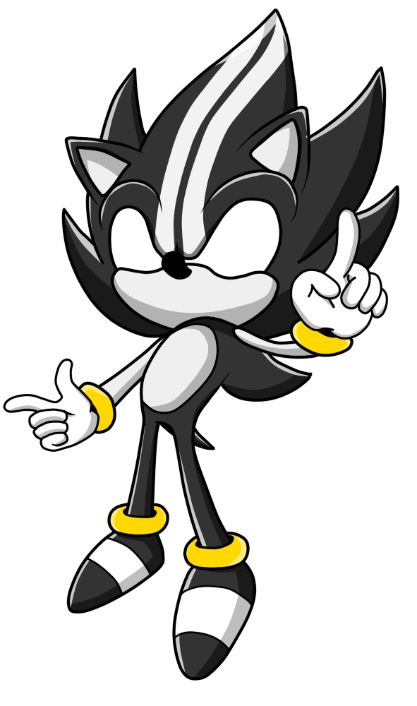 Dark Sonic, black, super, HD phone wallpaper