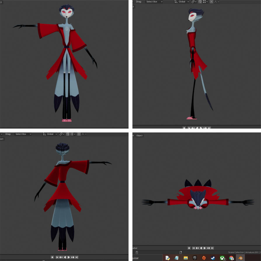 Stolas Drawing Robe Stolas - Custom Clothing #1 (3D Model) by Joao2077 on DeviantArt