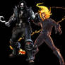 The Ghost Rider and Lobo