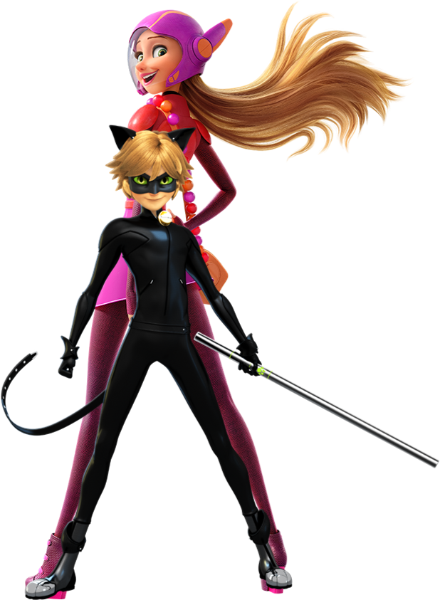 Cat Noir And Honey Lemon By Zyule On Deviantart Cat Noir And Honey Lemon By Zyule On Deviantart