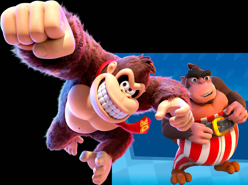 Monkey Rila Donkey Kong and Rilla Roo by Zyule on DeviantArt
