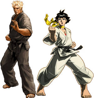 Ryo Sakazaki and Makoto