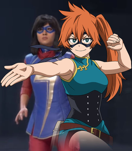 Ms. Marvel and Battle Fist by Zyule on DeviantArt