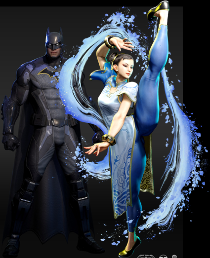 Ms. Li Batman The Batman and Chun-Li by Zyule on DeviantArt