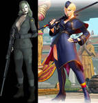 Sniper Wolf and Falke