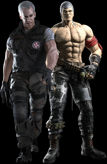 Jack Krauser vs Leon by MarK-RC97 on DeviantArt