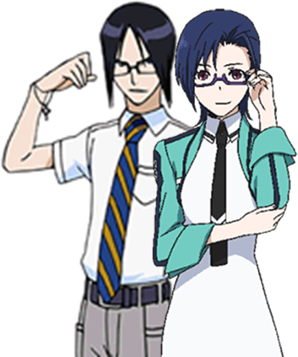 Uryu Ishida And Subaru Satomi By Zyule On Deviantart Uryu Ishida And Subaru Satomi By Zyule On Deviantart