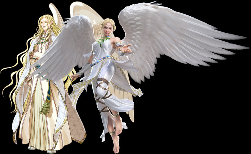 Rafiel and Angel by Zyule on DeviantArt