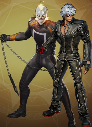 K' and The Ghost Rider by Zyule on DeviantArt