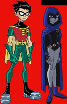 Robin and Raven (Teen Titans)