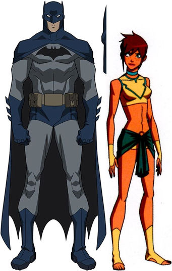 The Batman and Aquagirl (YJ/AMU) by Zyule on DeviantArt